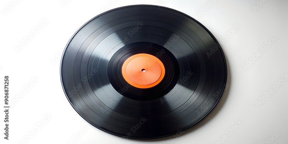 Fototapeta premium Schallplatte Vinyl Schellack Vinylscheibe Scheibe Platte Creative AI