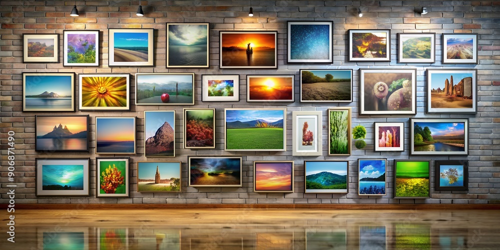 A picture on a wall informative Vibrant engaging Generative By AI A picture on a wall informative Vibrant engaging Generative By AI