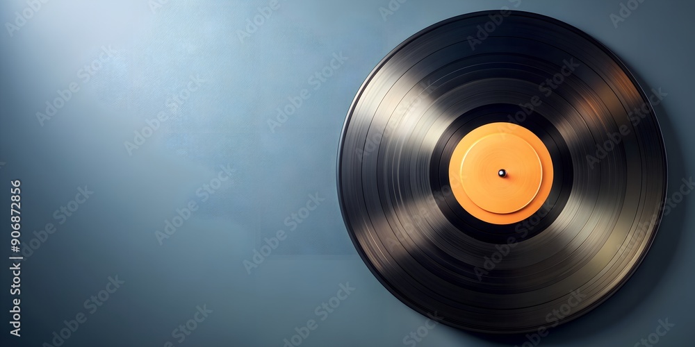 Fototapeta premium Schallplatte Vinyl Schellack Vinylscheibe Scheibe Platte Creative AI