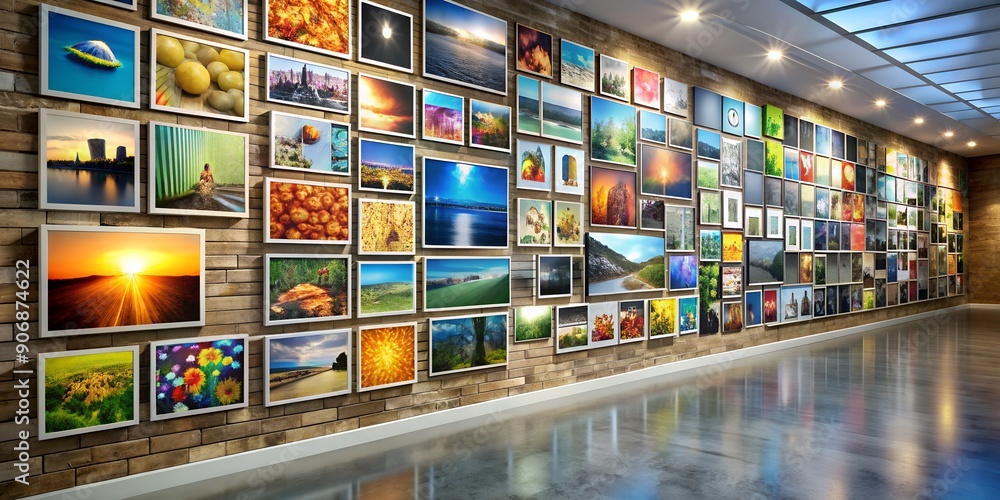 A picture on a wall informative Vibrant engaging AI Generative A picture on a wall informative Vibrant engaging AI Generative