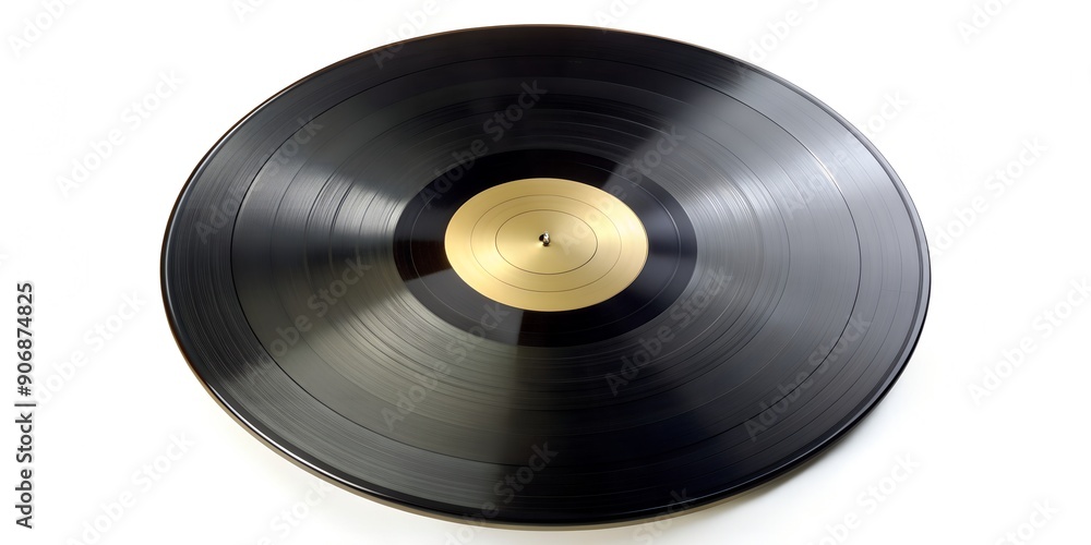 Obraz premium Schallplatte Vinyl Schellack Vinylscheibe Scheibe Platte Creative AI