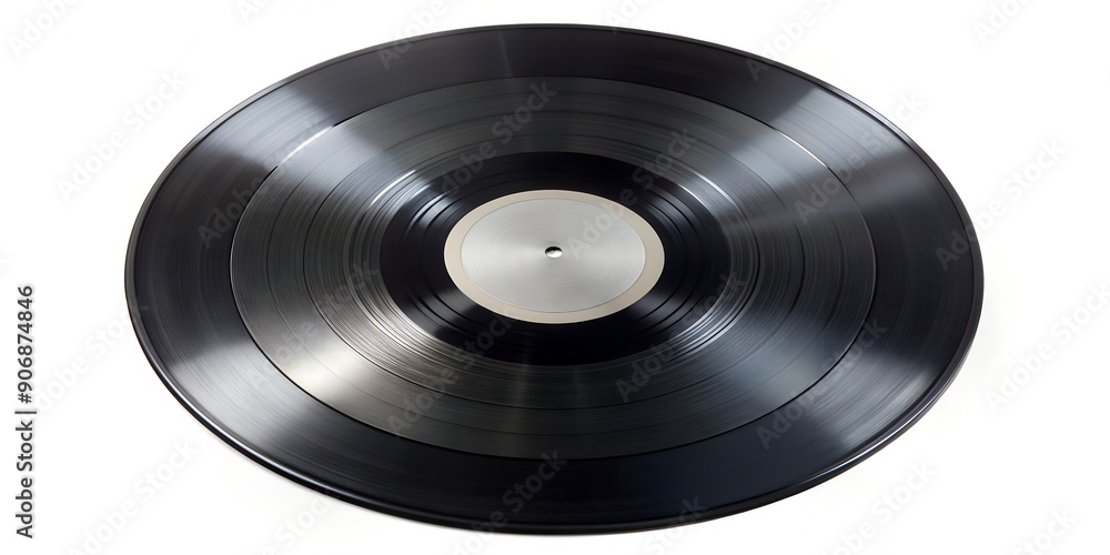 Obraz premium Schallplatte Vinyl Schellack Vinylscheibe Scheibe Platte Creative AI