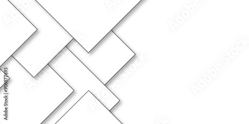 Abstract industrial Design random lines black on white background.Geometric seamless minimalist pattern with straight lines design.luxury black geometric random chaotic lines.squares and triangle line