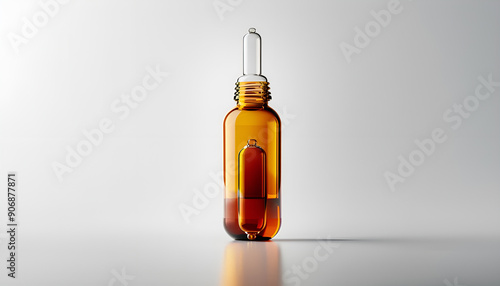 Wallpaper Mural Glass ampoule with pharmaceutical product on white background Torontodigital.ca