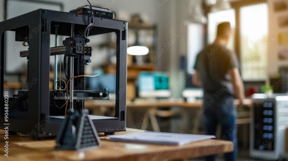 3D designer employing a 3D printer to bring innovative and original object designs to life 3D designer employing a 3D printer to bring innovative and original object designs to life