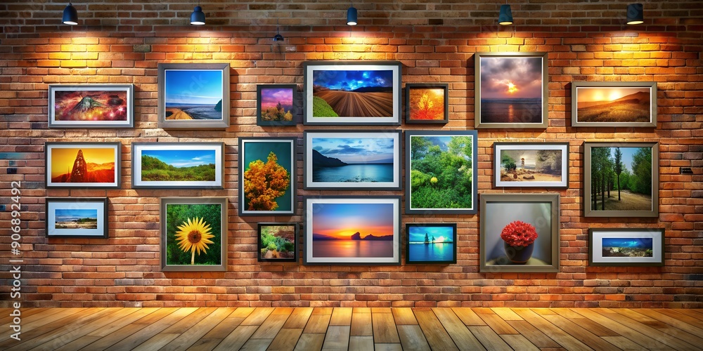 A picture on a wall informative Vibrant engaging Generative AI
