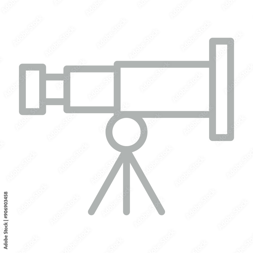 Astrophysics Vector Line Grey Icon Design Astrophysics Vector Line Grey Icon Design