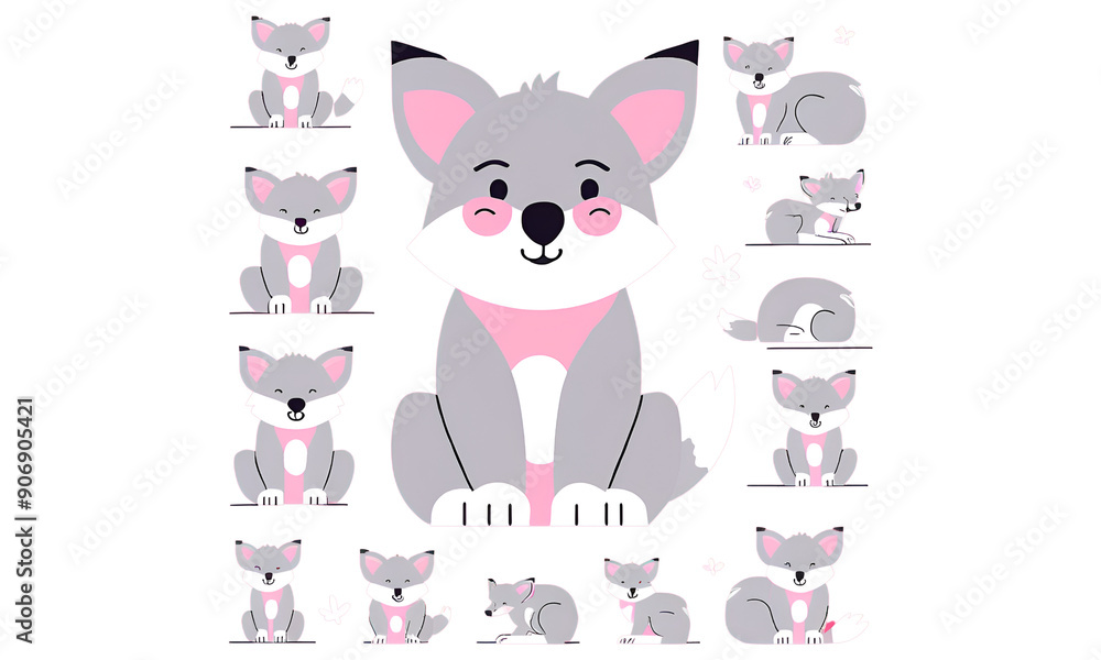 Set of various Cute koalas in different poses isolated on transparent background. Generative AI Set of various Cute koalas in different poses isolated on transparent background. Generative AI