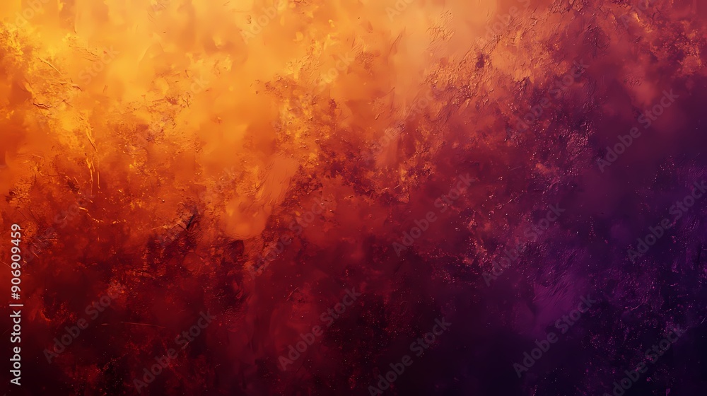 Obraz premium Vibrant Abstract Sunset Landscape with Rich Hues and Texture