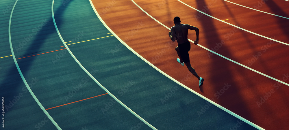 Sprinting Backwards: Dynamic Athlete Running 100 Meter Dash in Reverse, Live Action Sports Commentary Style Sprinting Backwards: Dynamic Athlete Running 100 Meter Dash in Reverse, Live Action Sports Commentary Style