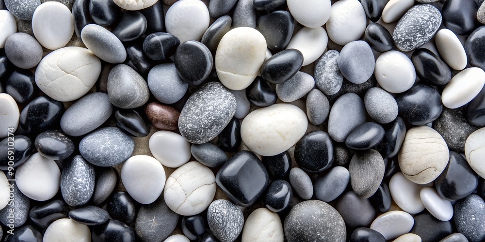 black pebbles or smooth rocks pattern background AI-Created Content black pebbles or smooth rocks pattern background AI-Created Content