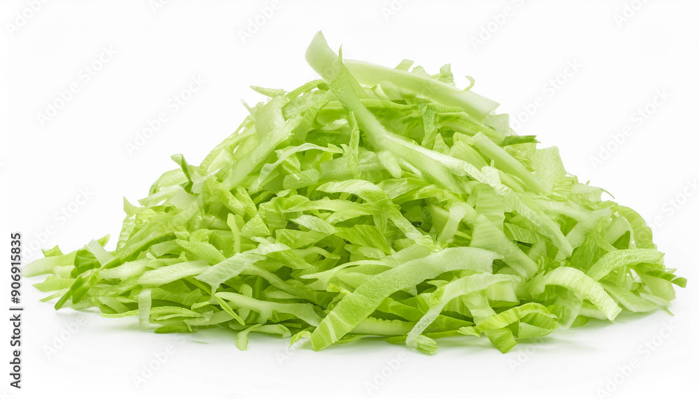 Heap of vibrant shredded green cabbage on isolated white. Tasty vegetable. Organic and fresh. Heap of vibrant shredded green cabbage on isolated white. Tasty vegetable. Organic and fresh.
