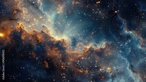 star cluster pattern wallpaper