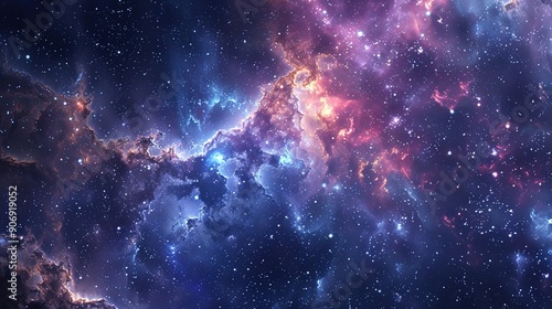 star cluster pattern wallpaper