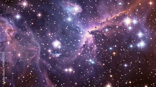 star cluster pattern wallpaper