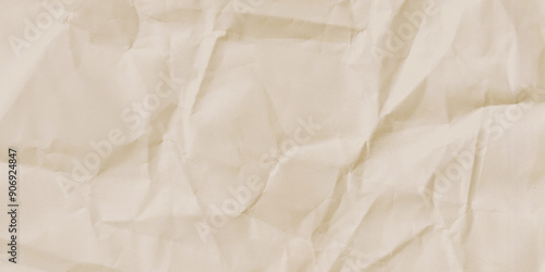 Paper pieces lined and checkered pages with crumpled effect and wrinkles vector. Cream color  illustration of crumpled paper.