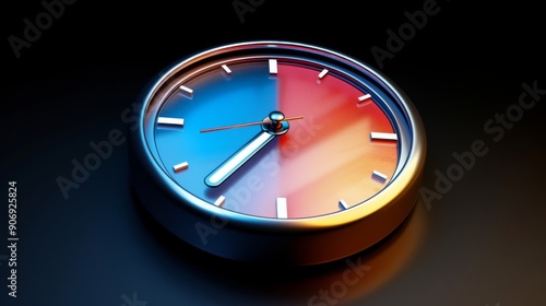 A 3D clock icon displaying minute measurements