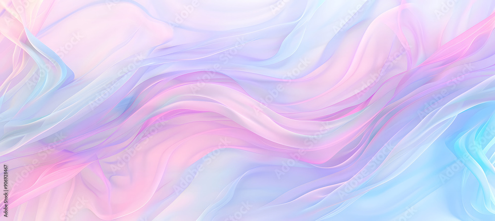 A delicate abstract background featuring soft, flowing lines in pastel hues of pink, purple, and blue. The ethereal waves create a dreamy and serene atmosphere design A delicate abstract background featuring soft, flowing lines in pastel hues of pink, purple, and blue. The ethereal waves create a dreamy and serene atmosphere design