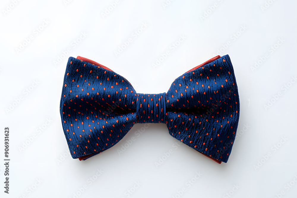 Bow Tie Mockup isolated on white background Bow Tie Mockup isolated on white background