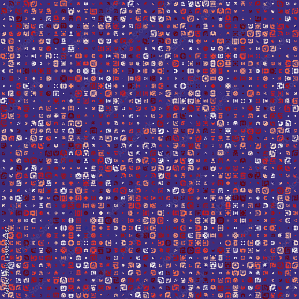 Abstract geometric design. Stacked rounded square frames in multiple colors. Purple, Blue, Violet, Dark, and Matching Background. Artistic vector illustration. Abstract geometric design. Stacked rounded square frames in multiple colors. Purple, Blue, Violet, Dark, and Matching Background. Artistic vector illustration.