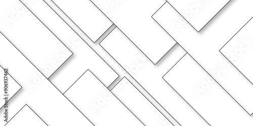 Abstract industrial Design random lines black on white background.Geometric seamless minimalist pattern with straight lines design.luxury black geometric random chaotic lines.squares and triangle line