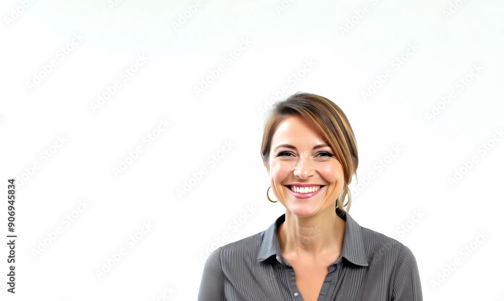 Portrait of a young beautiful business woman on a white background. Portrait of a young beautiful business woman on a white background.