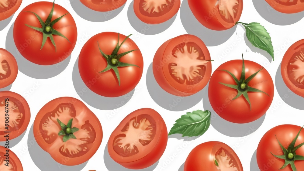 background of tomato view from above background of tomato view from above