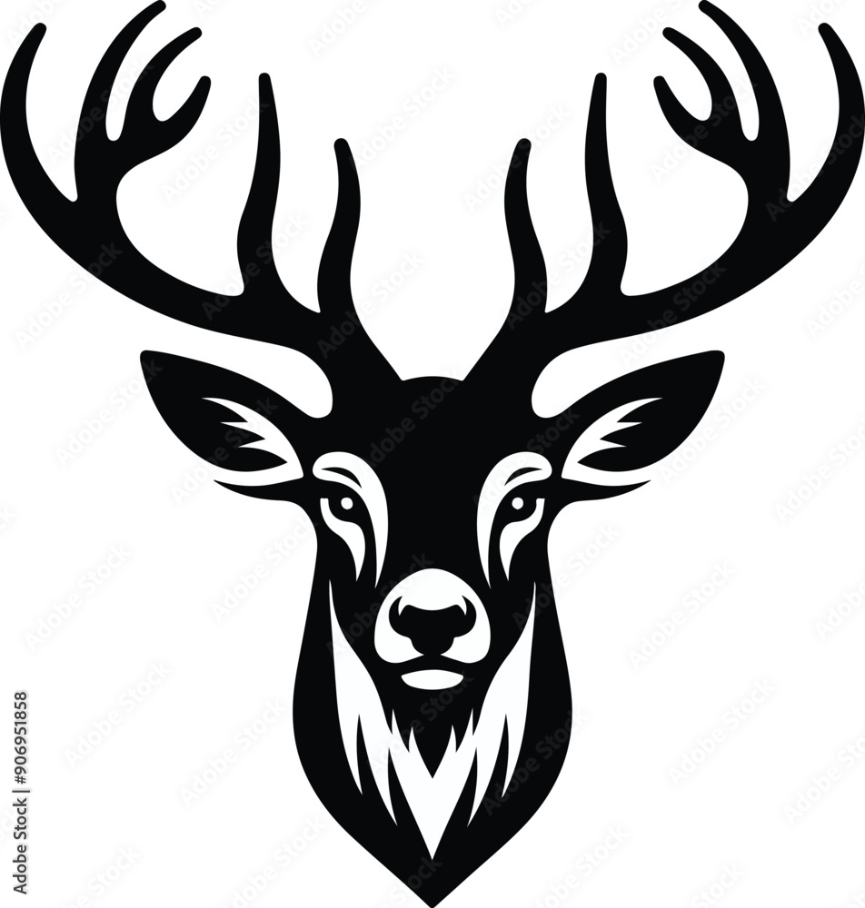Naklejka premium Deer vector illustration