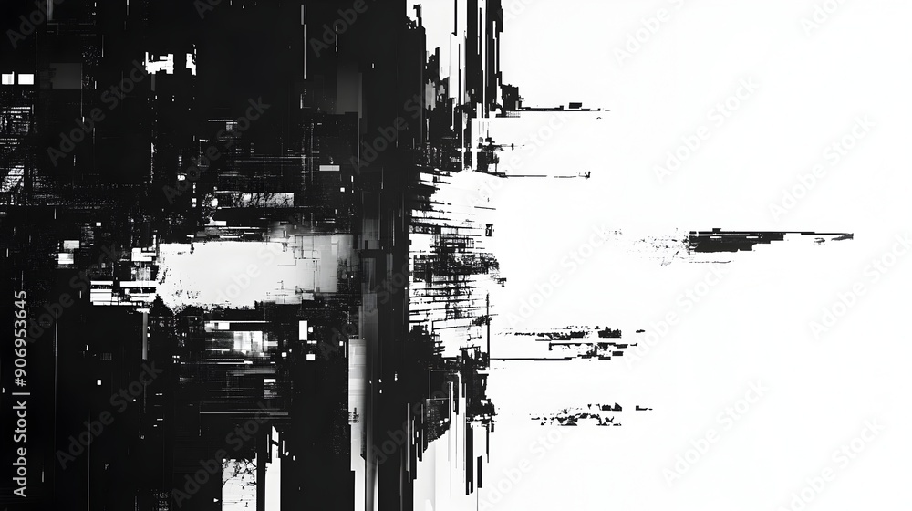 Mesmerizing Digital Glitch Abstract Background with Distorted Futuristic Texture Mesmerizing Digital Glitch Abstract Background with Distorted Futuristic Texture