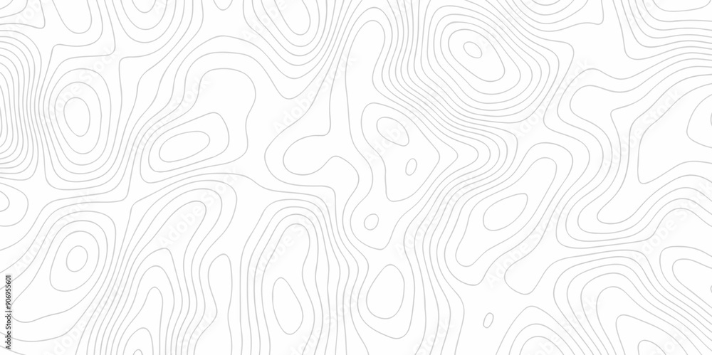 Topography wave line vector grid map. white wave line geography landscape Topo contour map on white background. Geographic mountain relief diagram line wave carve pattern. Topography wave line vector grid map. white wave line geography landscape Topo contour map on white background. Geographic mountain relief diagram line wave carve pattern.