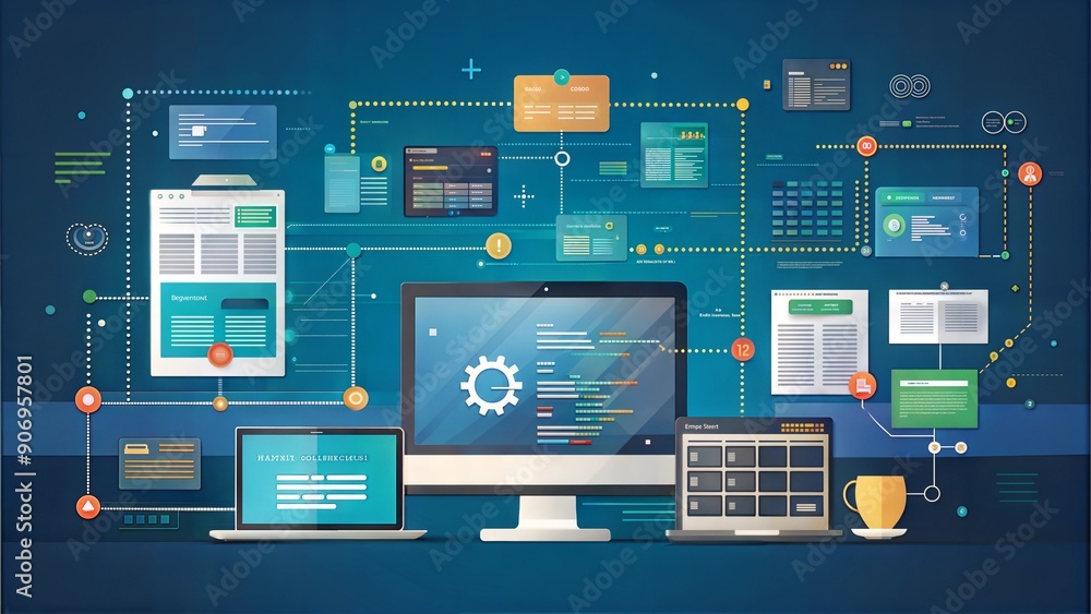 coding technology background coding technology background
