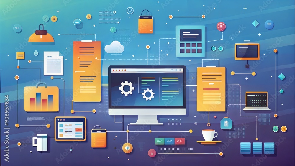 coding technology background coding technology background