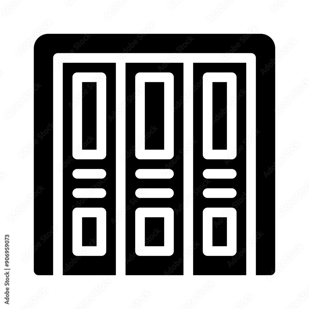 parking garage glyph icon parking garage glyph icon