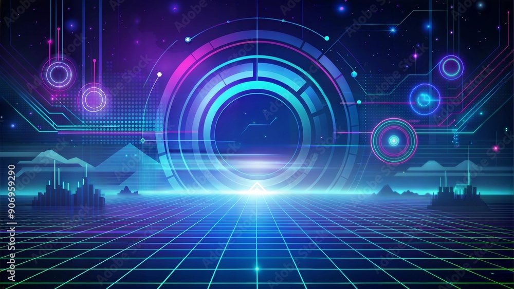 Fototapeta premium futuristic technology background