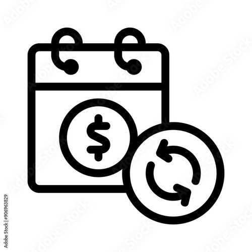 subscription line icon