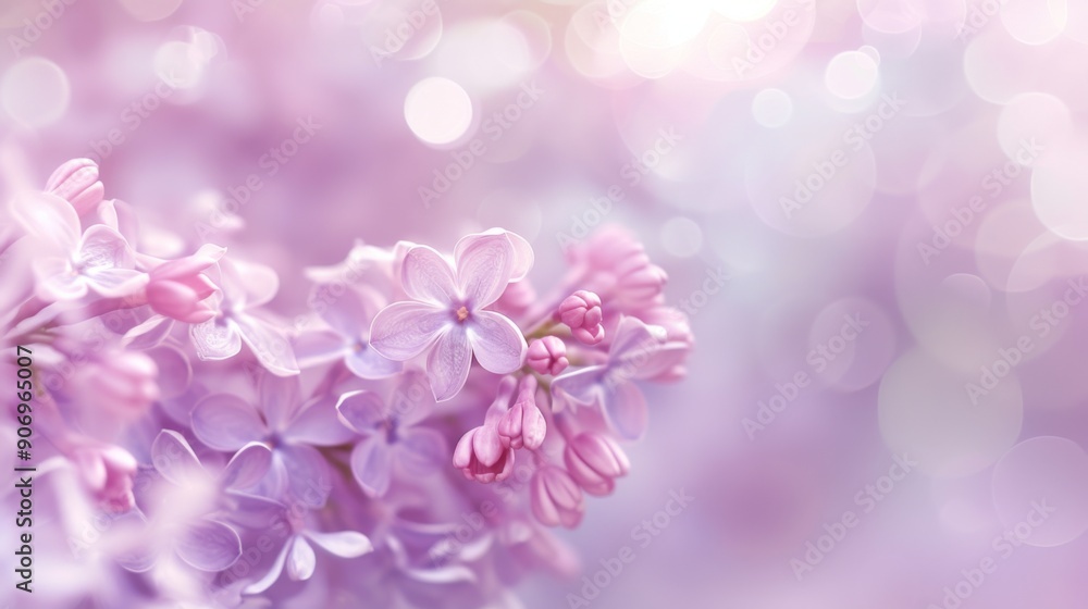 Lilac flowers in soft focus Lilac flowers in soft focus