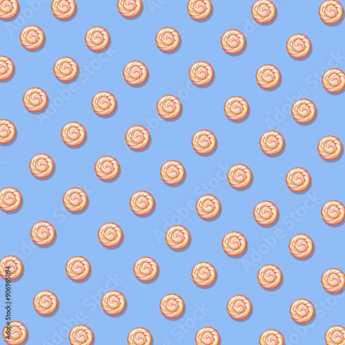 seamless background with candy