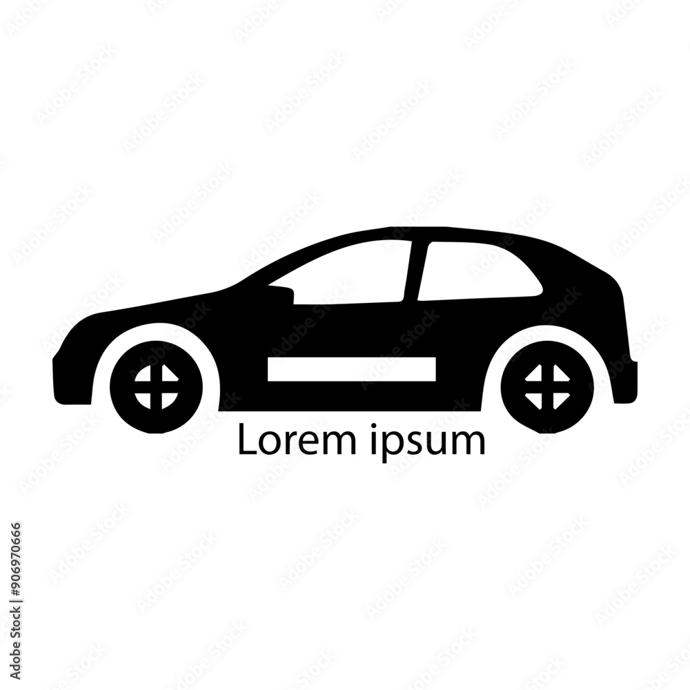 Fototapeta premium Car Logo Abstract Lines Vector. Premium Vector | Set of automotive logo. vector cars dealers.