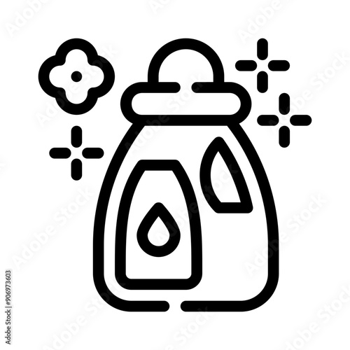 fabric softener line icon