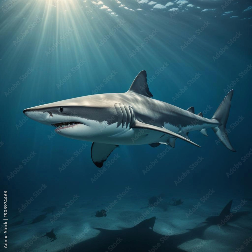 shark in the sea shark in the sea