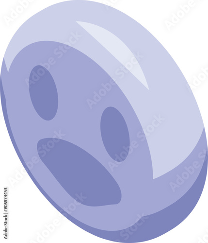 Blue emoji with a surprised facial expression, conveying astonishment