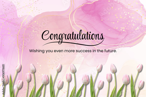 Congratulations Greetings Card Design