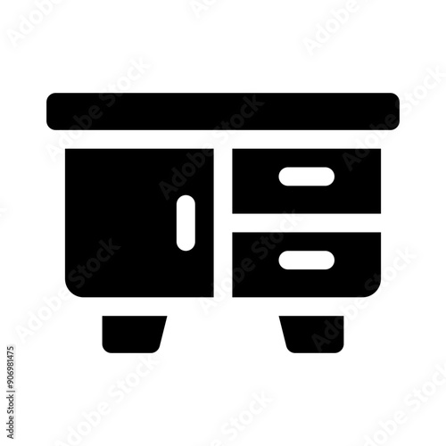chest of drawers glyph icon