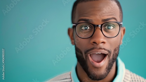 Smiling Man With Glasses in Modern Indoor Setting During Daytime