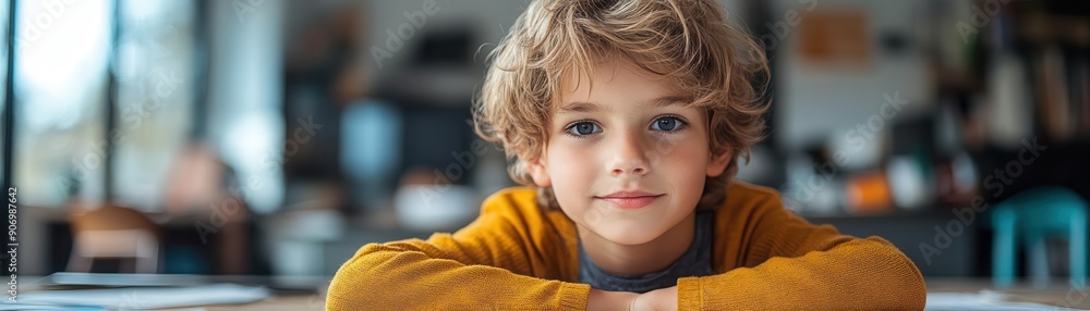 Young boy looking at the camera with a smile. Young boy looking at the camera with a smile.