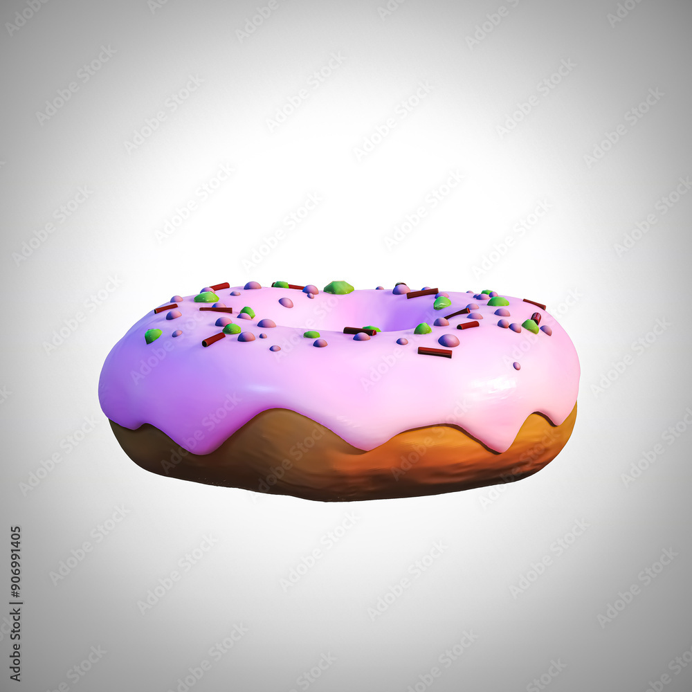 donut isolated on white background donut isolated on white background