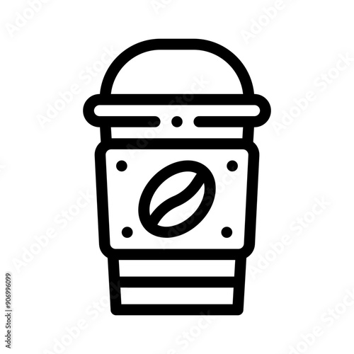 coffee line icon