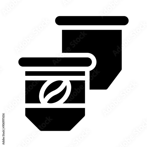 coffee glyph icon