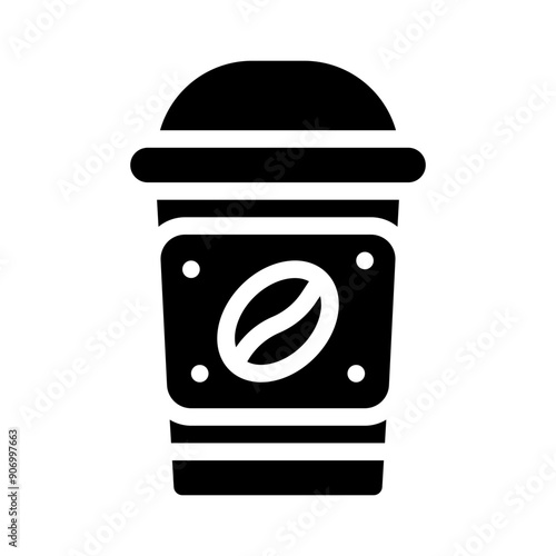 coffee glyph icon