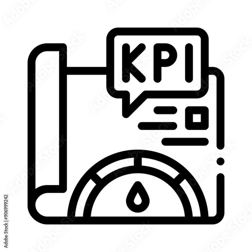 KPI line icon